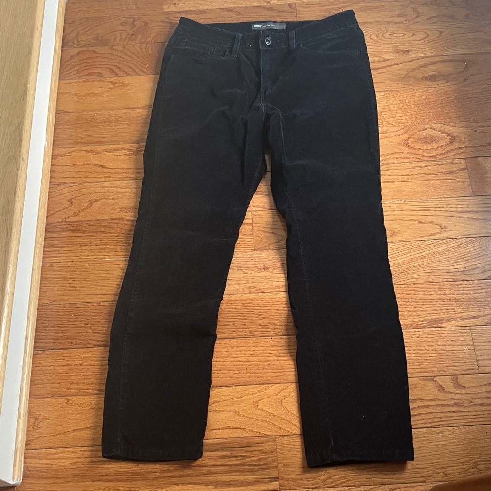 Black Velvet Levis Levi’s mid rise skinny style jeans 8